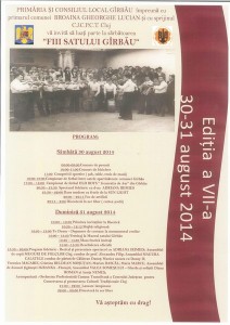 AFIS - FIII SATULUI GIRBAU 2014