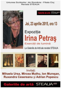 Afis vernisaj irina Petras 2 mc
