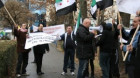 Sirienii din Cluj au protestat faţă de regimul Bashar al-Assad