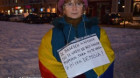 A 33-a zi de proteste, la Cluj: „Vrem Mărţişor/ Fără dictator”