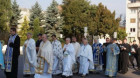 Procesiune pentru celebrarea Sfintei Marii, în eparhia greco-catolică de Cluj-Gherla