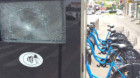 Staţia de biciclete de pe strada Mirăslău a fost vandalizată