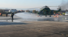 Antrenament cu ambulanţe şi elicoptere pe Aeroportul „Avram Iancu”