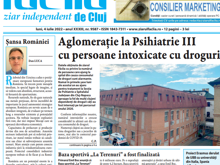 Control sudden Accessible Ziarul Făclia, sursa sigură de informare. Numeroase articole exclusive în  ediția din 4 iulie – ziarulfaclia.ro